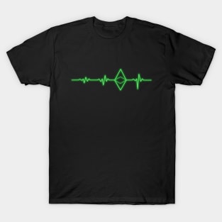 Ethereum heartbeat T-Shirt